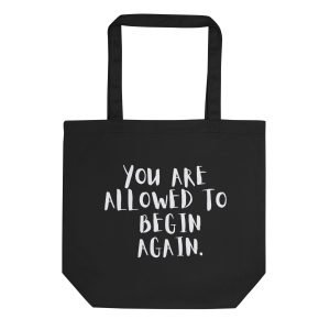 Eco Tote Bag from organic cotton - Bag love & light