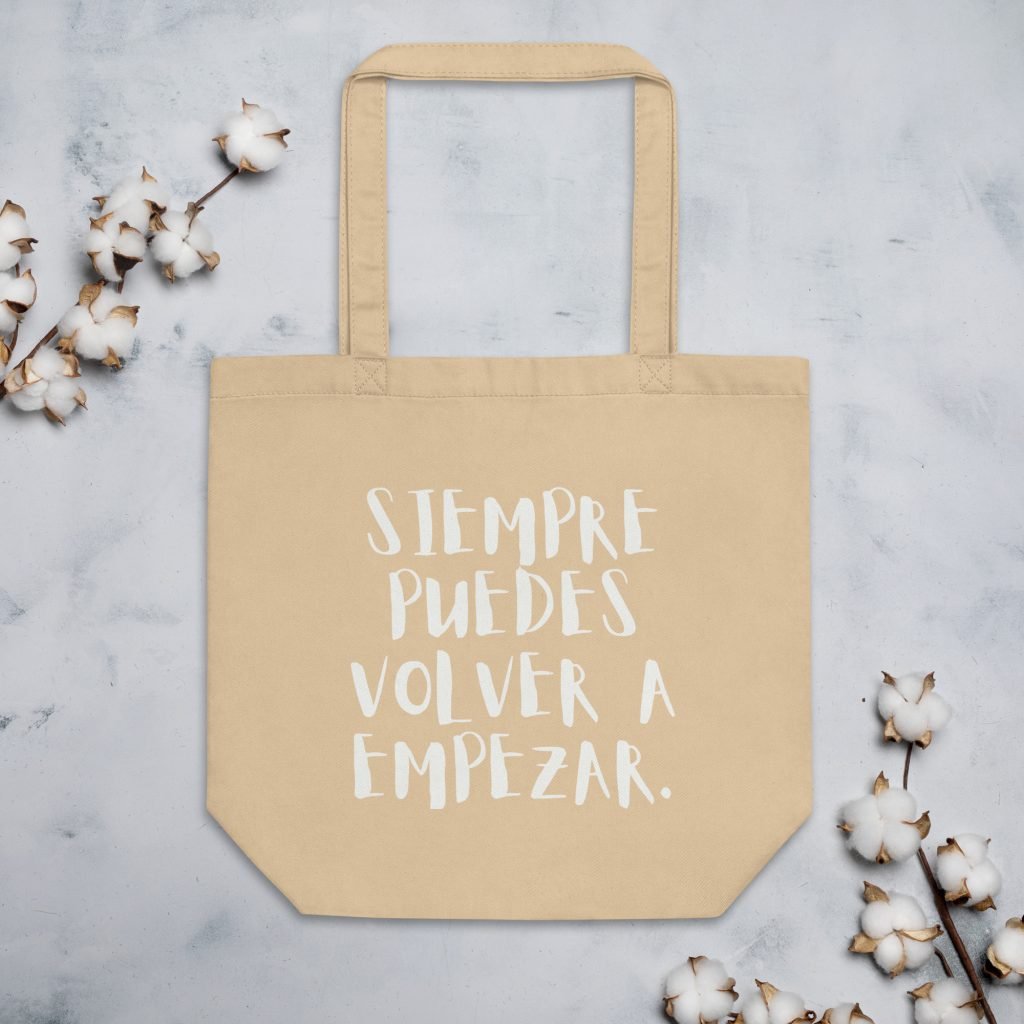 Ecobolsa algodón organico - Bolsa amor y luz