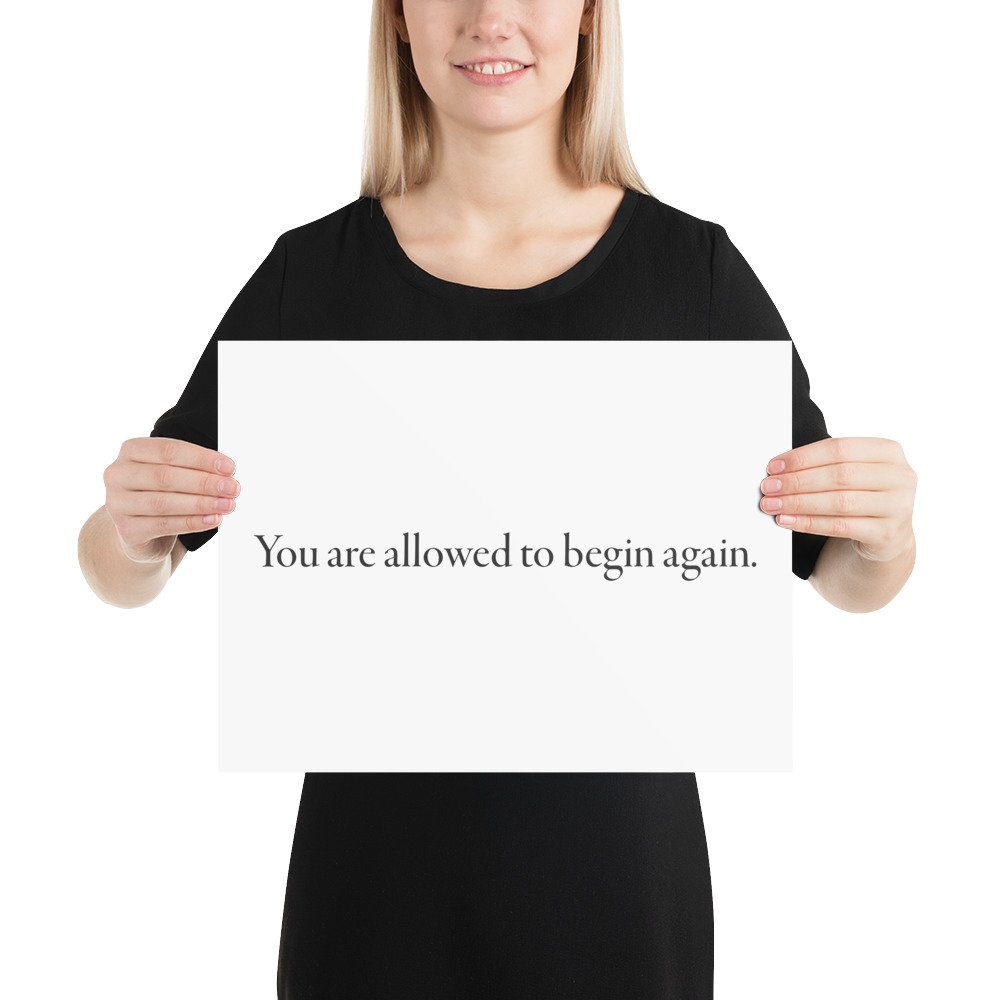 Poster - that accompanies you wherever you are