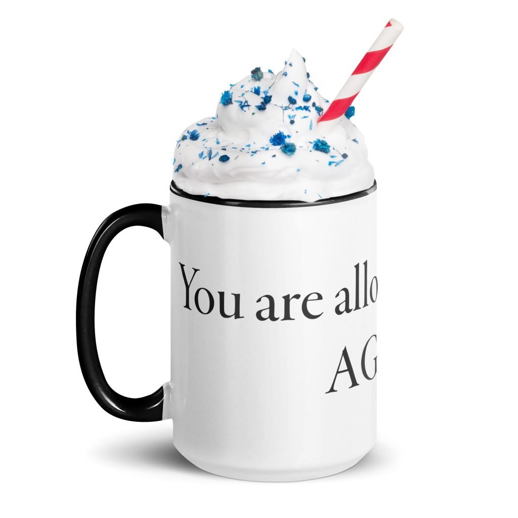 Self-love mug. Mug with Color Inside.
